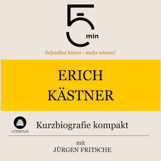 Book cover for Erich Kästner: Kurzbiografie kompakt