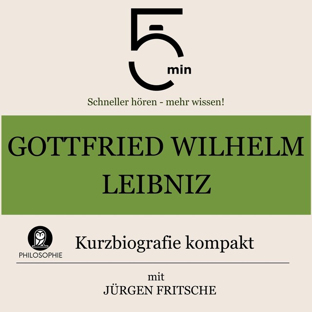 Buchcover für Gottfried Wilhelm Leibniz: Kurzbiografie kompakt