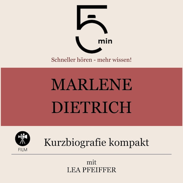 Buchcover für Marlene Dietrich: Kurzbiografie kompakt