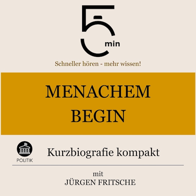 Bokomslag for Menachem Begin: Kurzbiografie kompakt
