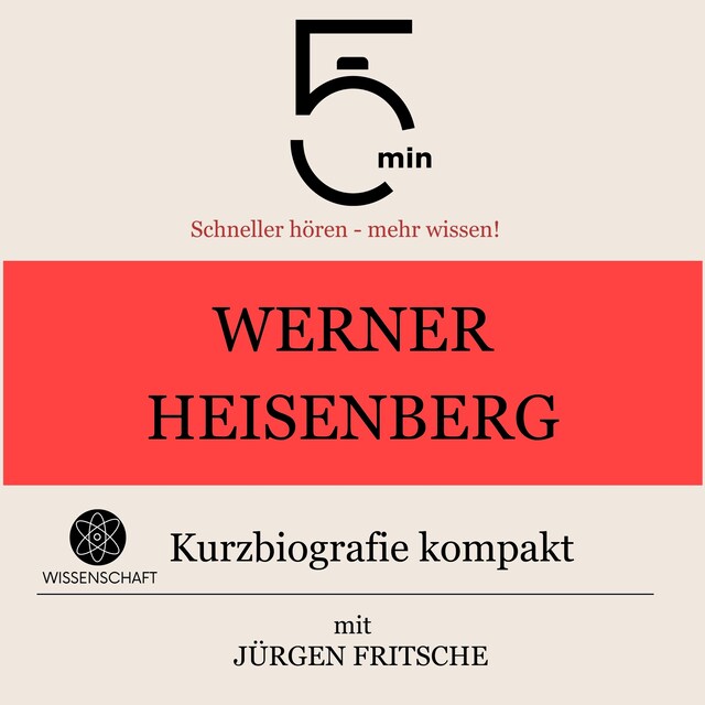 Couverture de livre pour Werner Heisenberg: Kurzbiografie kompakt