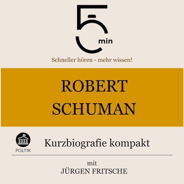 Copertina del libro per Robert Schuman: Kurzbiografie kompakt