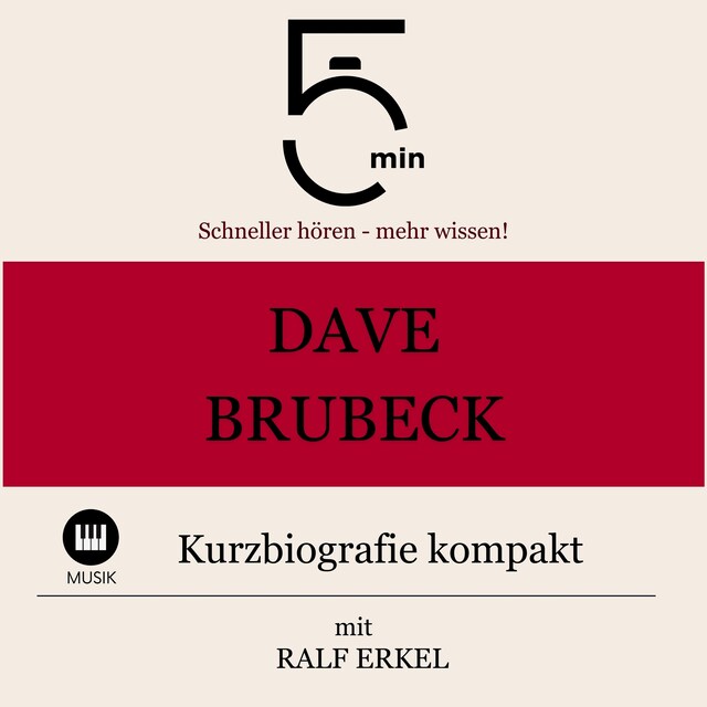 Couverture de livre pour Dave Brubeck: Kurzbiografie kompakt