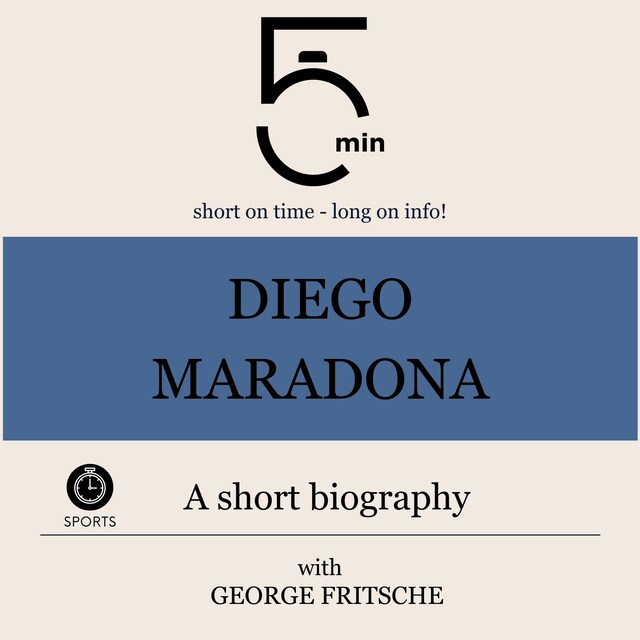 Book cover for Diego Maradona: A short biography