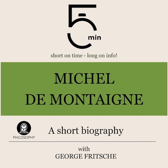 Boekomslag van Michel de Montaigne: A short biography