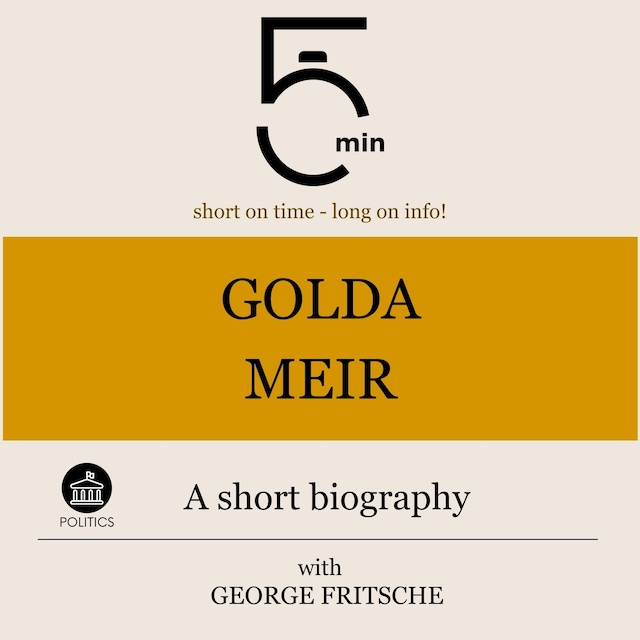 Couverture de livre pour Golda Meir: A short biography