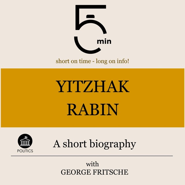 Book cover for Yitzhak Rabin: A short biography