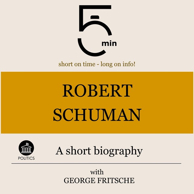 Portada de libro para Robert Schuman: A short biography