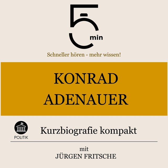 Book cover for Konrad Adenauer: Kurzbiografie kompakt