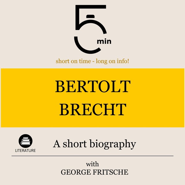 Boekomslag van Bertolt Brecht: A short biography