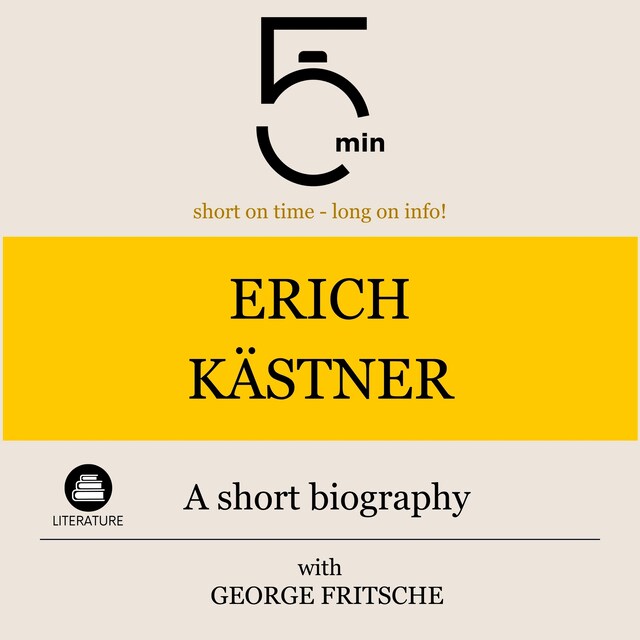 Book cover for Erich Kästner: A short biography