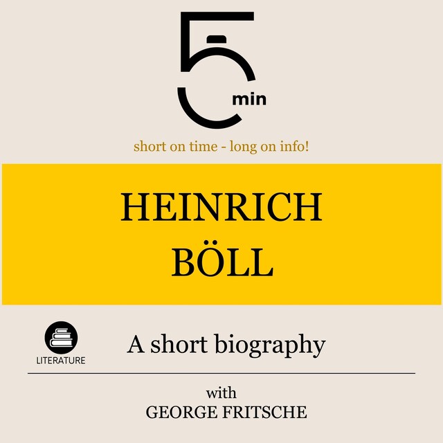 Couverture de livre pour Heinrich Böll: A short biography