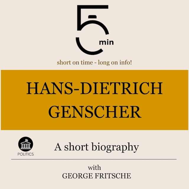 Bokomslag för Hans-Dietrich Genscher: A short biography