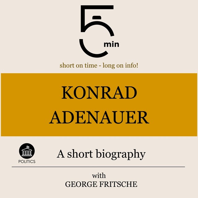 Book cover for Konrad Adenauer: A short biography