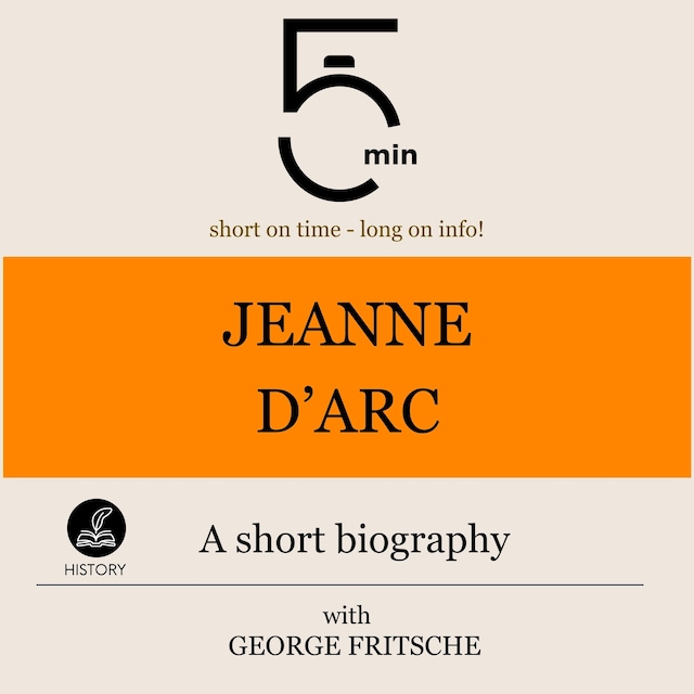 Book cover for Jeanne d'Arc: A short biography