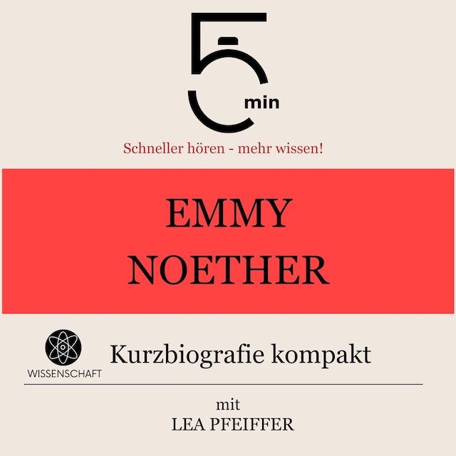 Book cover for Emmy Noether: Kurzbiografie kompakt