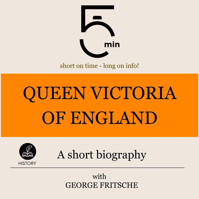 Book cover for Queen Victoria of England: A short biography