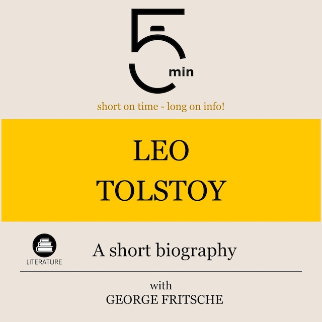 Book cover for Leo Tolstoy: A short biography