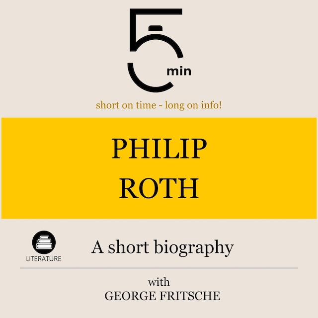 Kirjankansi teokselle Philip Roth: A short biography