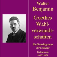 Walter Benjamin: Goethes Wahlverwandtschaften