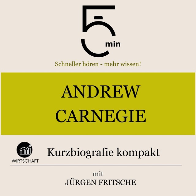 Copertina del libro per Andrew Carnegie: Kurzbiografie kompakt