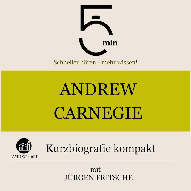 Boekomslag van Andrew Carnegie: Kurzbiografie kompakt