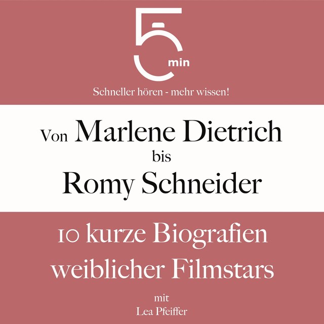 Buchcover für Von Marlene Dietrich bis Romy Schneider