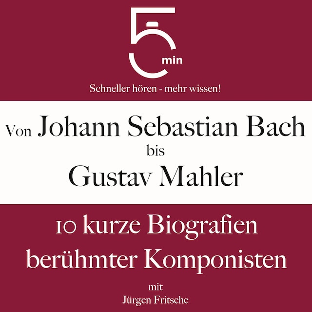 Book cover for Von Johann Sebastian Bach bis Gustav Mahler