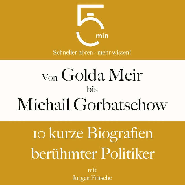 Book cover for Von Golda Meir bis Michail Gorbatschow