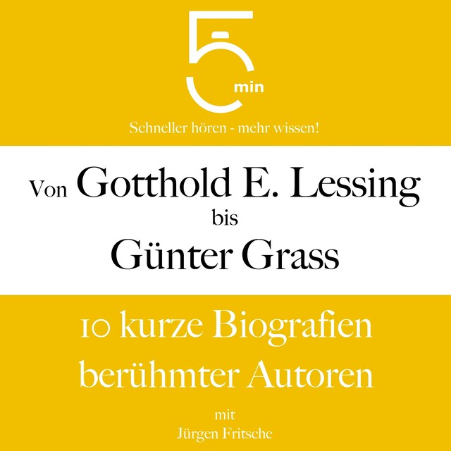 Buchcover für Von Gotthold Ephraim Lessing bis Günter Grass