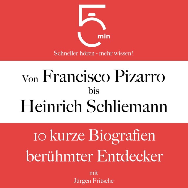 Kirjankansi teokselle Von Francisco Pizarro bis Heinrich Schliemann