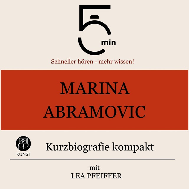 Buchcover für Marina Abramovic: Kurzbiografie kompakt