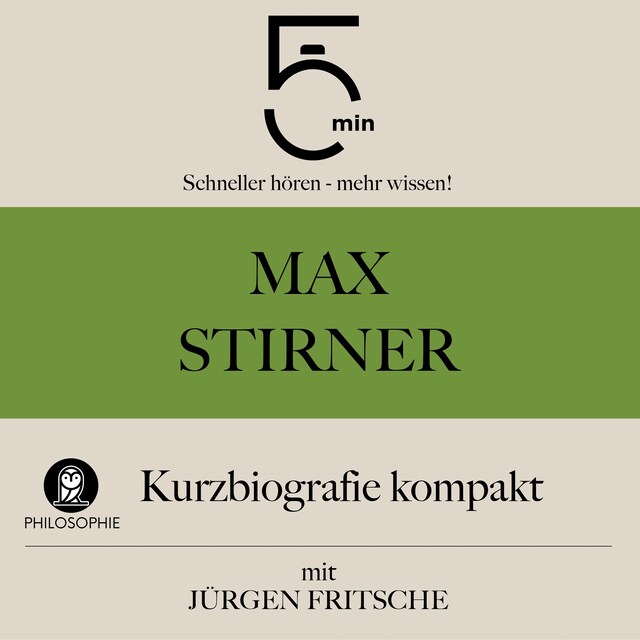 Kirjankansi teokselle Max Stirner: Kurzbiografie kompakt