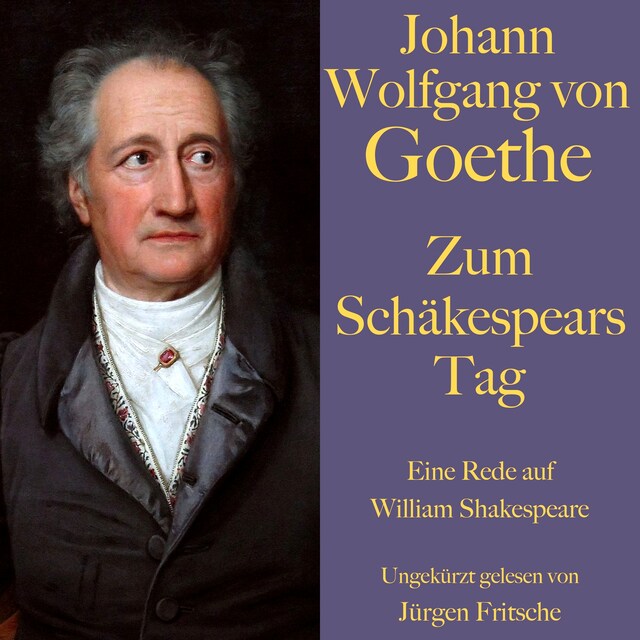 Book cover for Johann Wolfgang von Goethe: Zum Schäkespears Tag