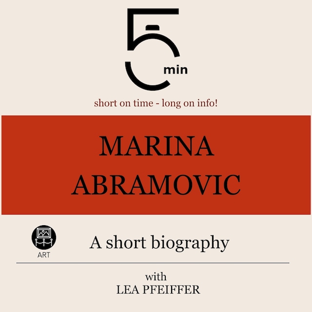 Book cover for Marina Abramovic: A short biography