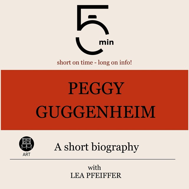 Book cover for Peggy Guggenheim: A short biography