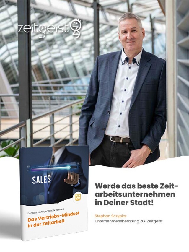 Buchcover für Das Vertriebs-Mindset in der Zeitarbeit