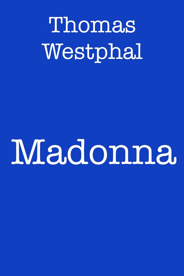 Copertina del libro per Madonna