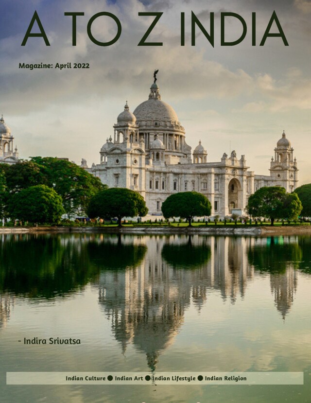 Portada de libro para A to Z India - Magazine: April 2022