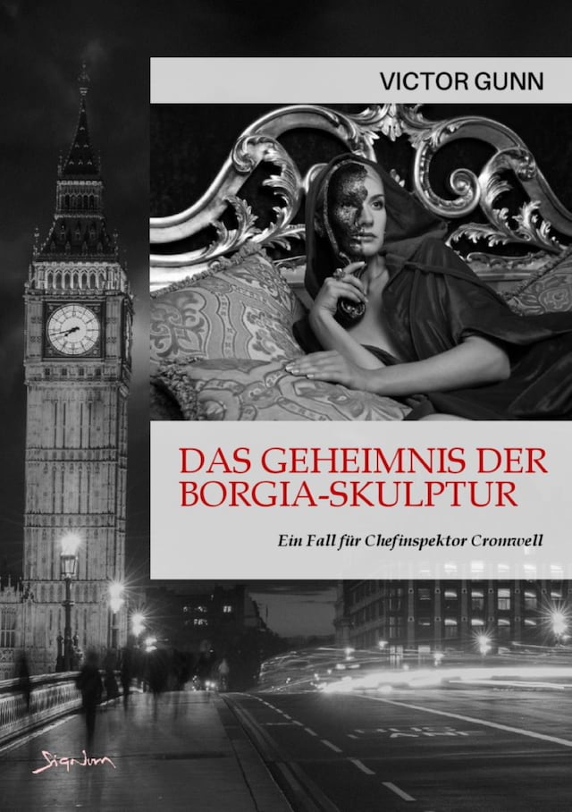 Book cover for DAS GEHEIMNIS DER BORGIA-SKULPTUR - EIN FALL FÜR CHEFINSPEKTOR CROMWELL