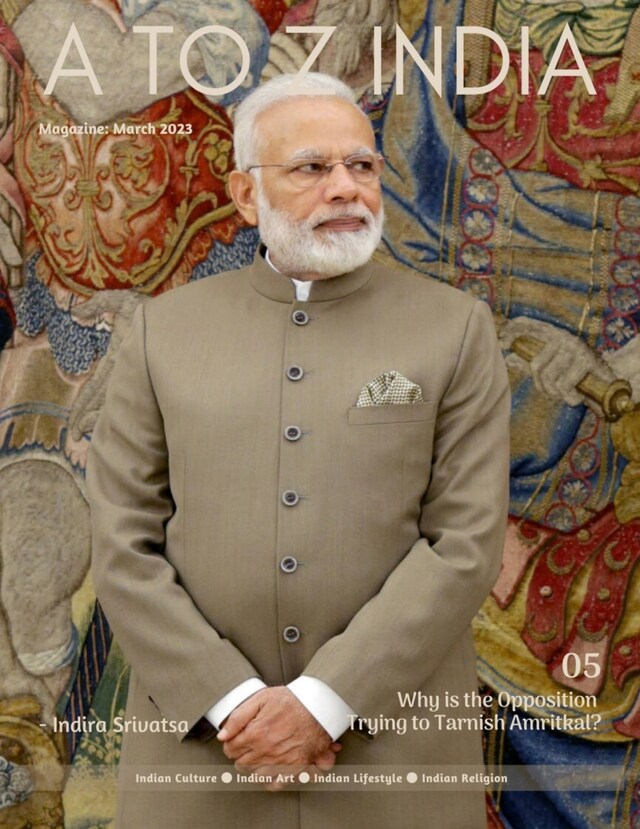 Boekomslag van A to Z India - Magazine: March 2023