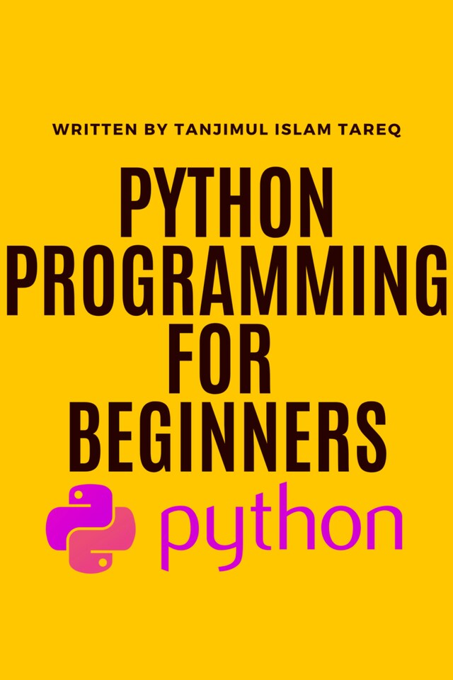 Book cover for Python programming for beginners