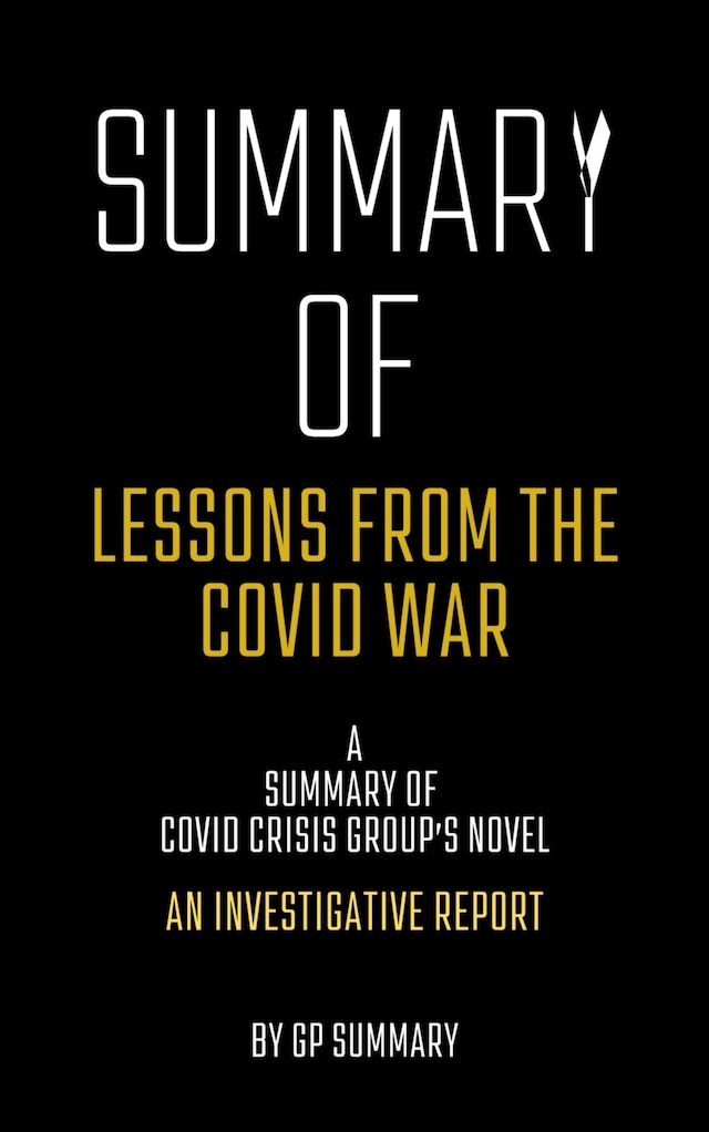 Buchcover für Summary of Lessons from the Covid War by Covid Crisis Group