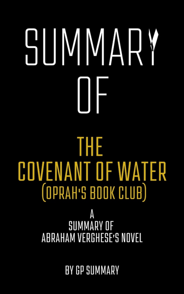 Portada de libro para Summary of The Covenant of Water (Oprah's Book Club) by Abraham Verghese