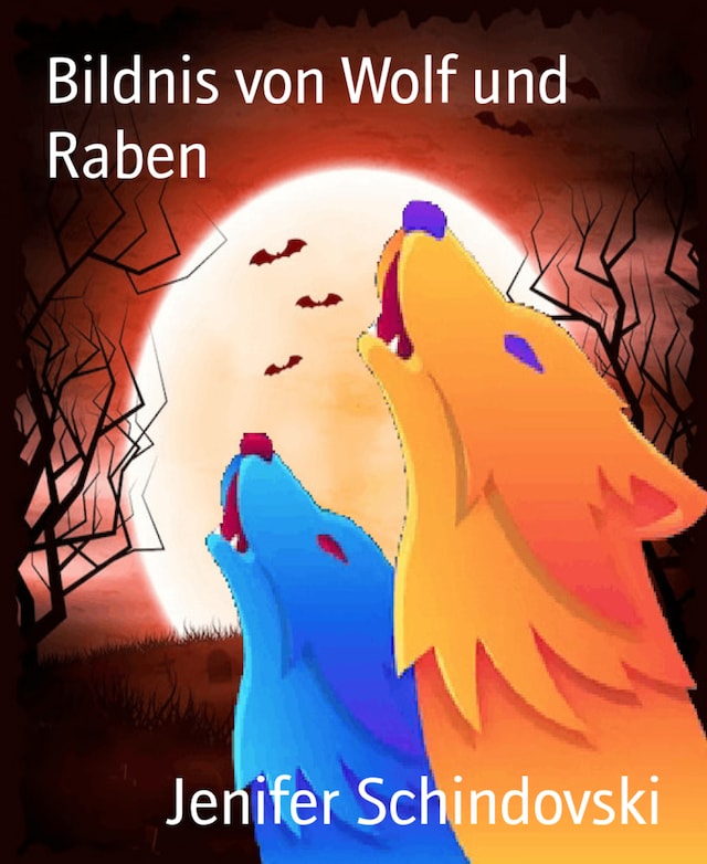 Book cover for Bildnis von Wolf und Raben