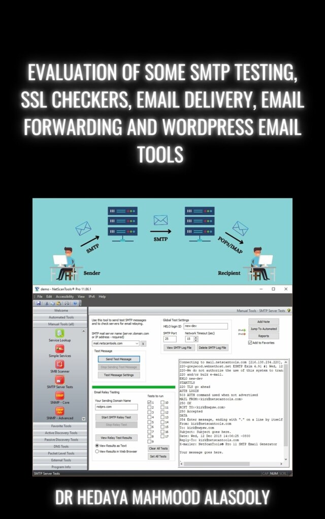 Buchcover für Evaluation of Some SMTP Testing, SSL Checkers, Email Delivery, Email Forwarding and WP Email Tools