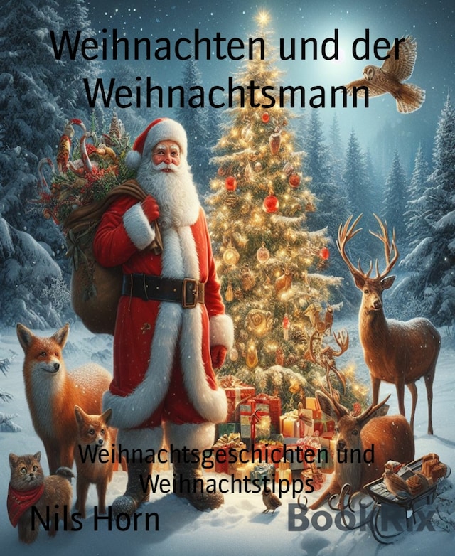 Buchcover für Weihnachten und der Weihnachtsmann