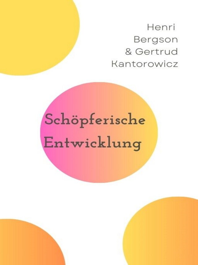 Book cover for Schöpferische Entwicklung