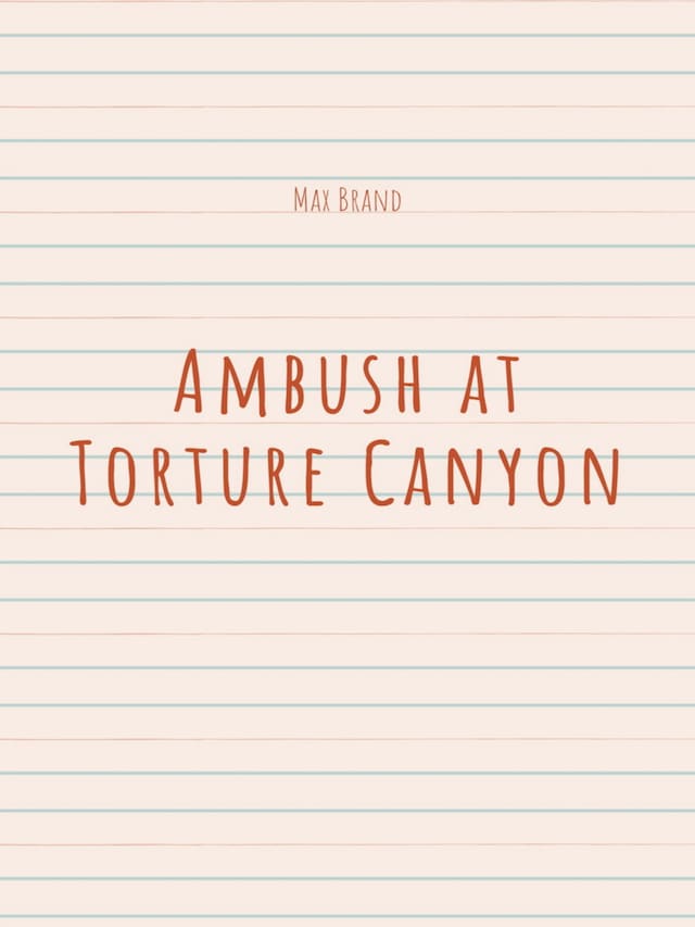 Buchcover für Ambush at Torture Canyon