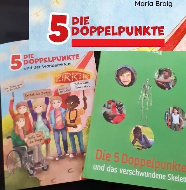 Portada de libro para Die 5 Doppelpunkte - Kinderkrimi